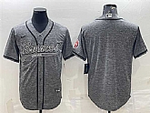 Men's Denver Broncos Blank Gray With Patch Cool Base Stitched Baseball Jersey,baseball caps,new era cap wholesale,wholesale hats